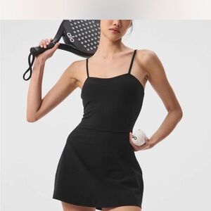 ALO Yoga Black Activewear Dress